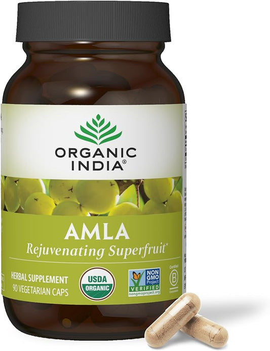 ORGANIC INDIA Amla Capsules Organic 90 Capsules