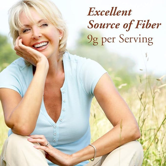 Garden of Life Fiber Supplement, Raw 30 Servings, 15 Organic Omega-3 ALA, 4g Soluble 5g Insoluble