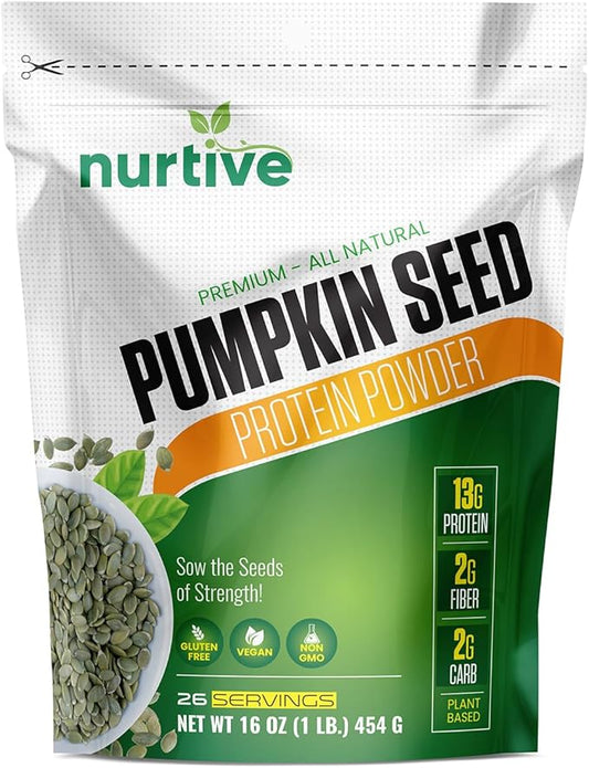 Pumpkin Seed Protein Powder 26 Servings (16 oz 454g)