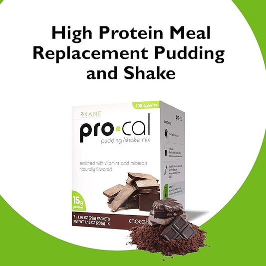 Pro-Cal Chocolate Protein Drink Mix 15g Protein 7 Packets