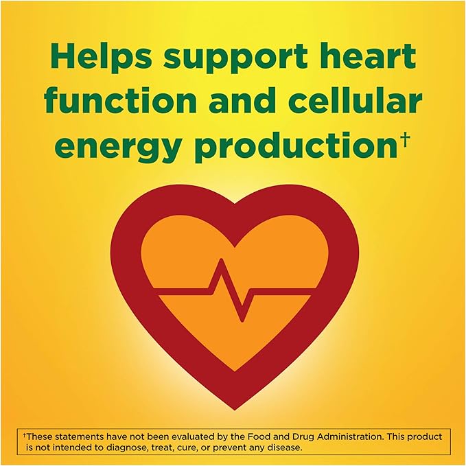 Nature Made CoQ10 200 mg, Dietary 100 Softgels, 100 Day