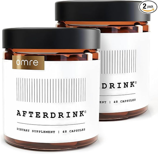 AfterDrink (New Look - Same Formula) | Restore Pills with Milk Thistle, Dihydromyricetin DHM, Vitamin B, Ginger & Other Herbal Extracts, Made in USA (96)