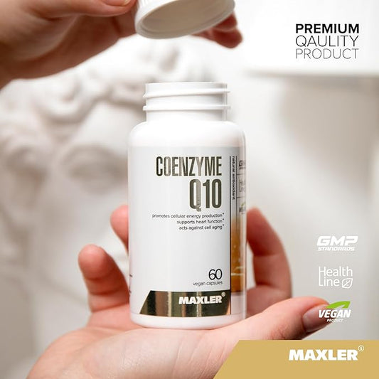Maxler Coenzyme Q10 (Ubiquinone) Antioxidant Supplement 100 mg Q-10 per 60 Vegan CoQ10 Capsules