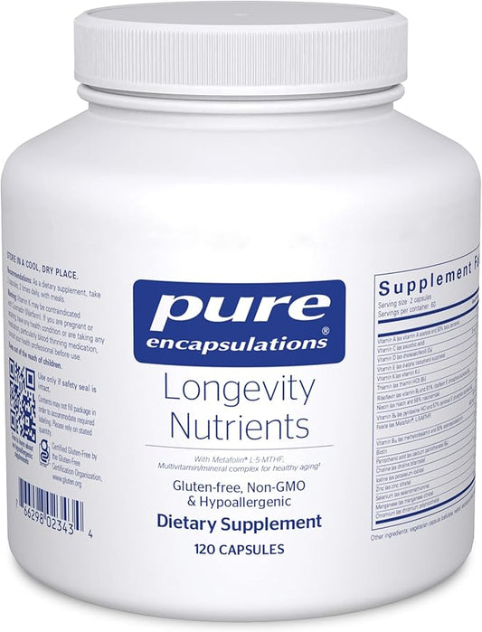 Pure Encapsulations Longevity Nutrients 120 Capsules