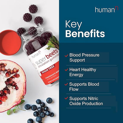 humanN SuperBeets Circulation Gummies 60 Count