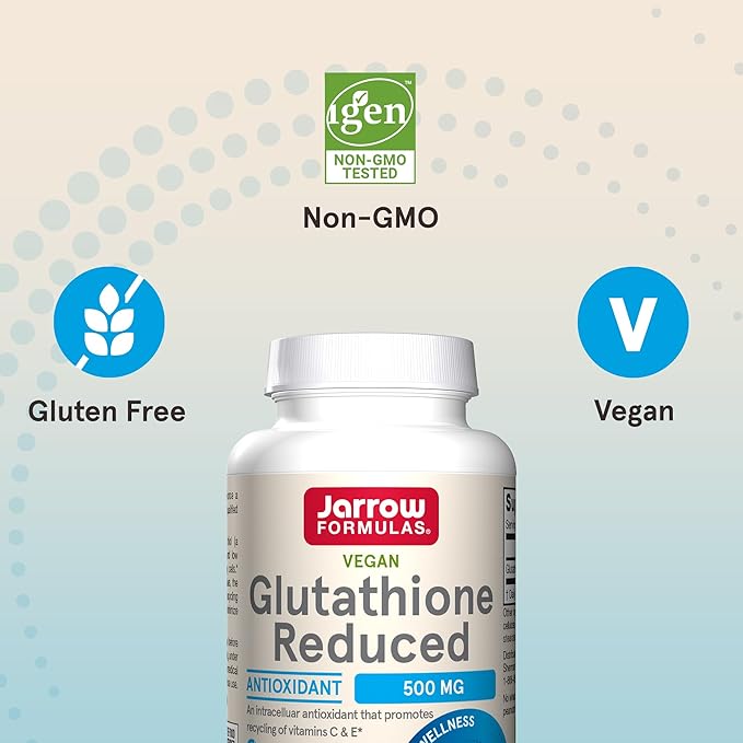Jarrow Formulas Glutathione Reduced 500 mg 60 Veggie