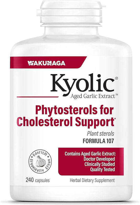 Kyolic Aged Garlic Extract Formula 107, 240 Capsules