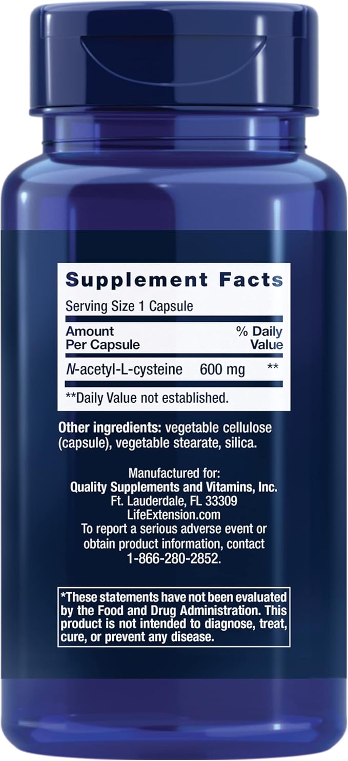 Life Extension N-Acetyl-L-Cysteine (NAC) & Zinc