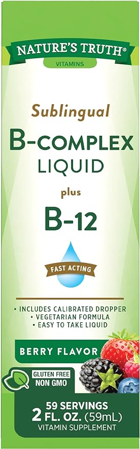 Nature's Truth Sublingual B Complex B12 | 2 Fluid