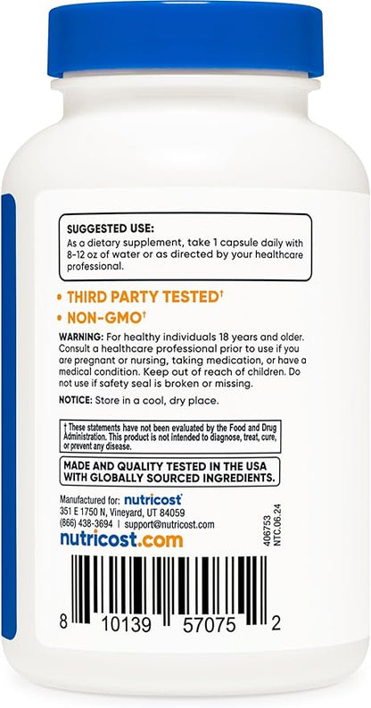Nutricost Digestive Enzymes 620mg, 120 Capsules