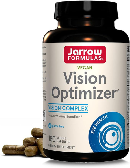 Jarrow Formulas Vision Optimizer Veggie Capsules 180 Count