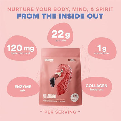 BIRDMAN Fitmingo Vegan Protein Powder 22g Plant