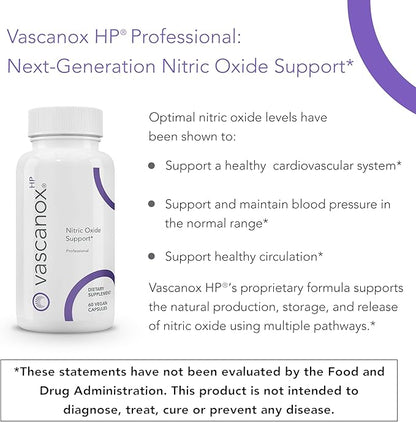 Vascanox HP - Next Generation Nitric Oxide Support - Up to 24 Hours on Single dose*+