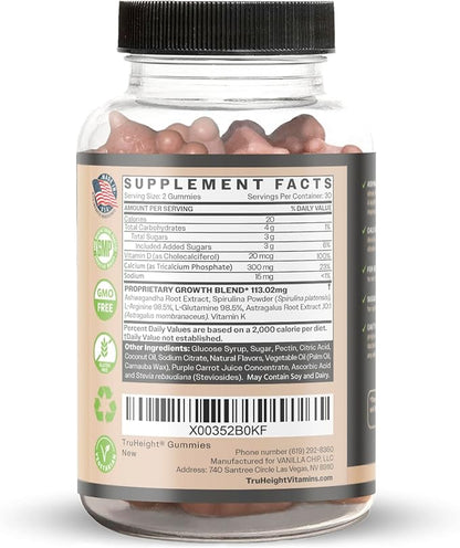 TruHeight 2 Pack Gummies
