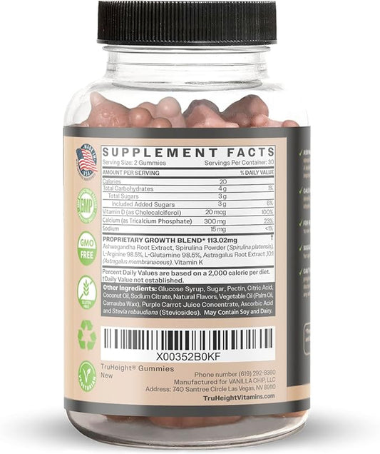 TruHeight 2 Pack Gummies