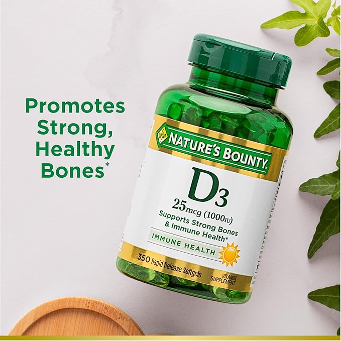 Nature's Bounty Vitamin D3 1000 IU 350 Ct