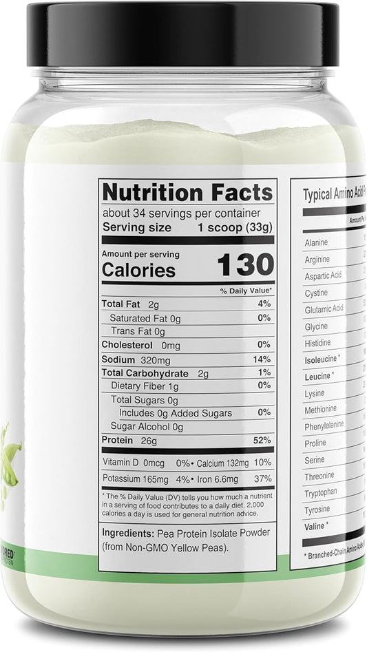 It's Just! Pea Protein Isolate, Plant 2.5 Pound 1))