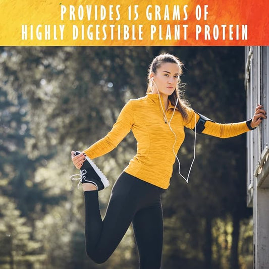 Garden of Life Organic Plant Protein 10 Servings B12, Probiotics 15g Protein