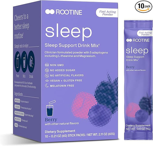 Sleep Melatonin-Free Supplement Powder for Sleep 10pk