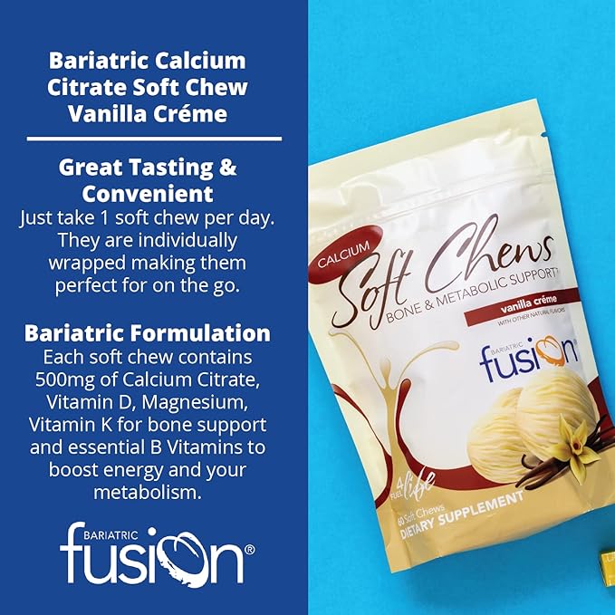 Bariatric Fusion Calcium Citrate & Energy 60 Count