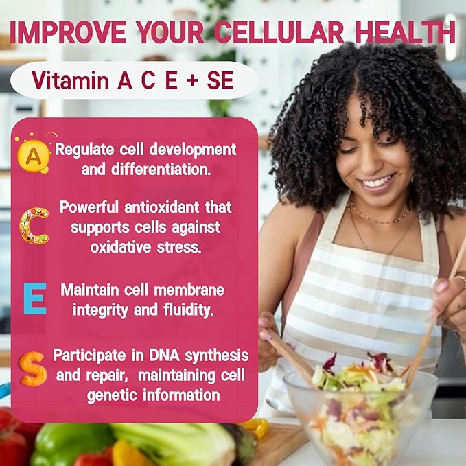Multivitamin Gummies Daily Immunity Booster, Natural Herbal Elderberry, Echinacea, Turmericm, Vitamin A C, D3 5000IU, E, Zinc, Selenium, Magnesium Support Immune, Cellular Health & Bone Strong, 2 Pack