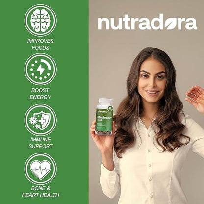 Mushroom Supplement -10 Mushrooms Blend, Reishi,