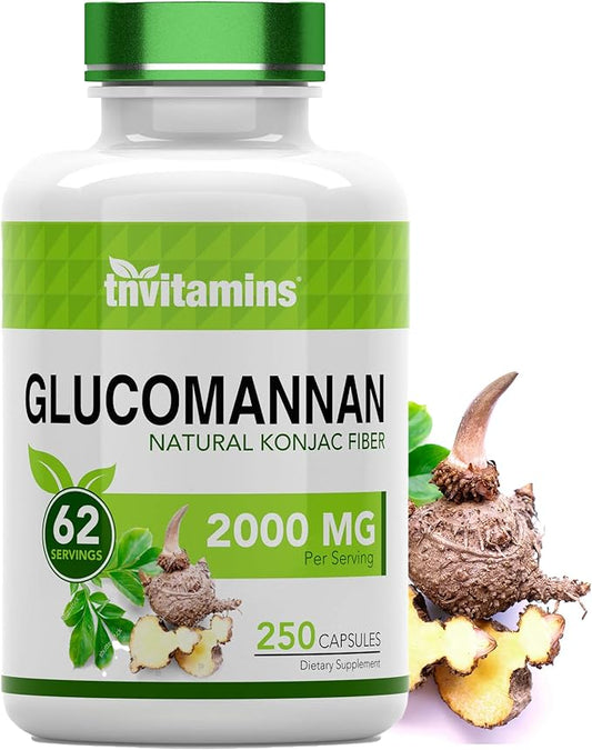 Glucomannan Capsules 2000 MG 250 Count