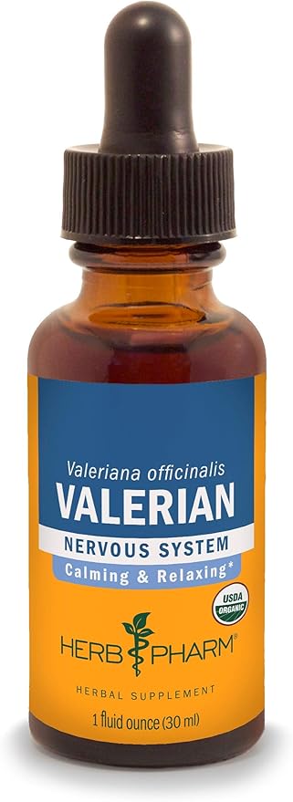 Herb Pharm Certified Organic Valerian Root 1 Ounce