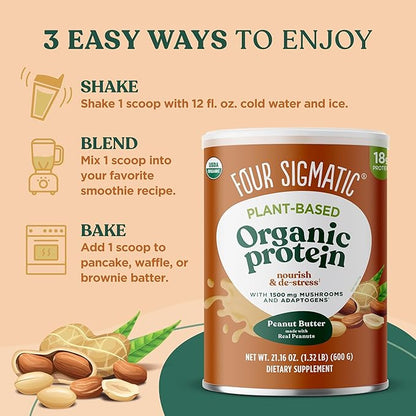 Four Sigmatic Organic Plant-Based Protein Powder 21.16 oz