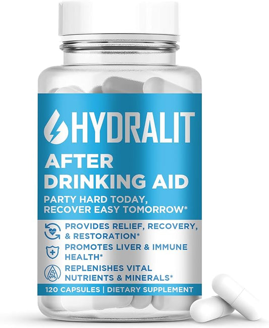 After Drinking Aid Supplement Pre Game 120 Capsules
