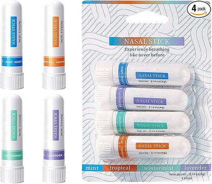 Nasal Stick (4 Pack), Portable Nasal