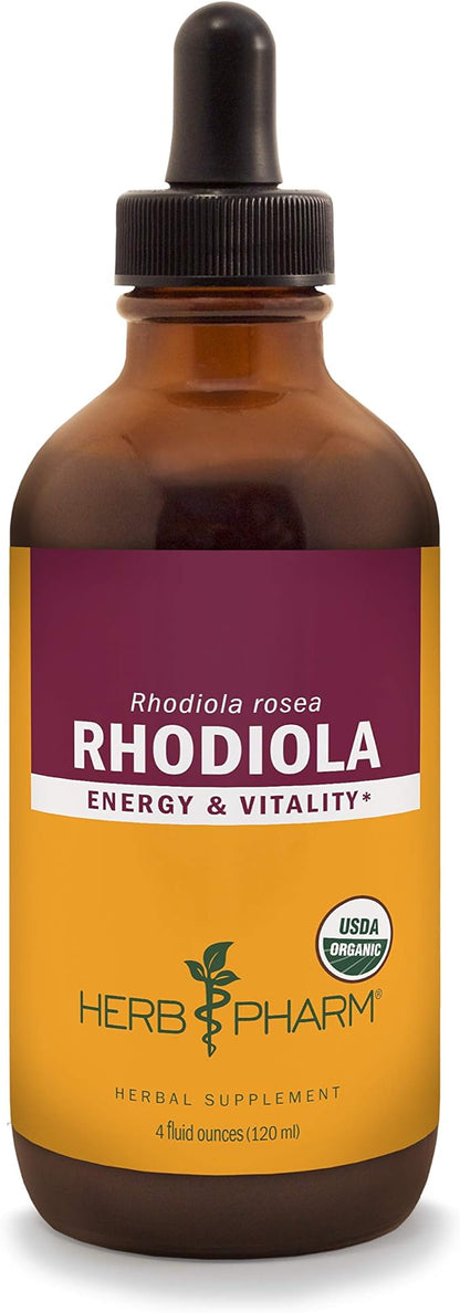Herb Pharm Certified Organic Rhodiola Root 4 Ounce