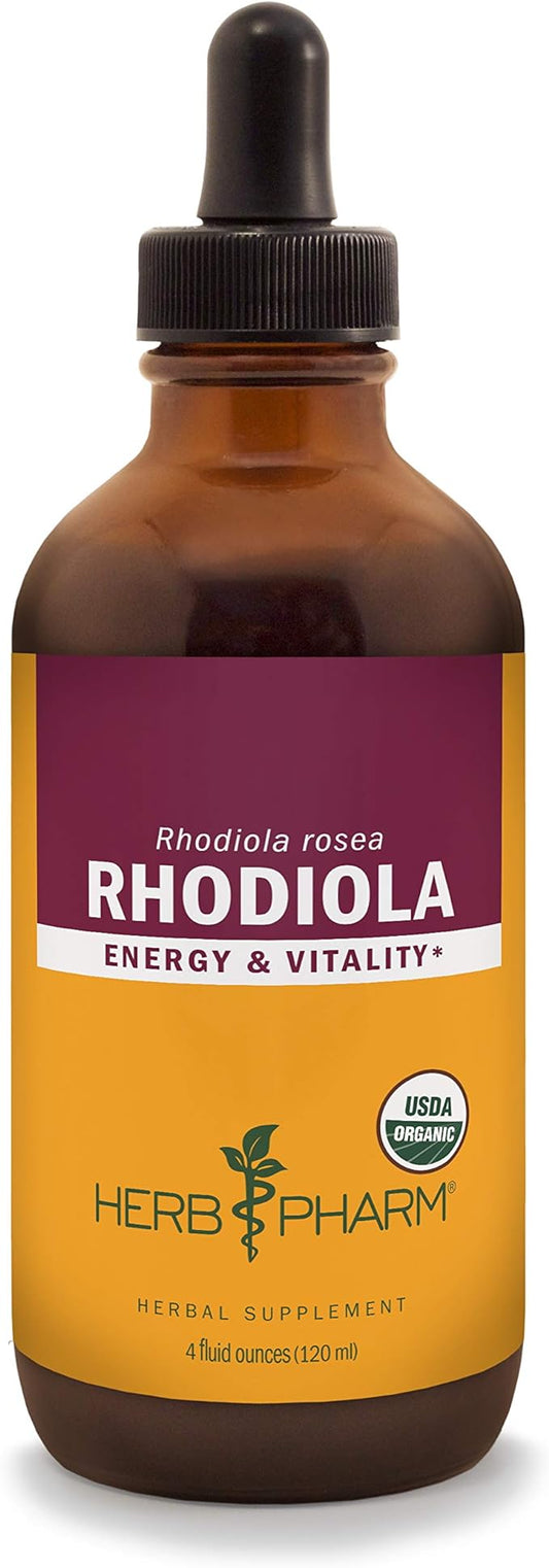 Herb Pharm Certified Organic Rhodiola Root 4 Ounce