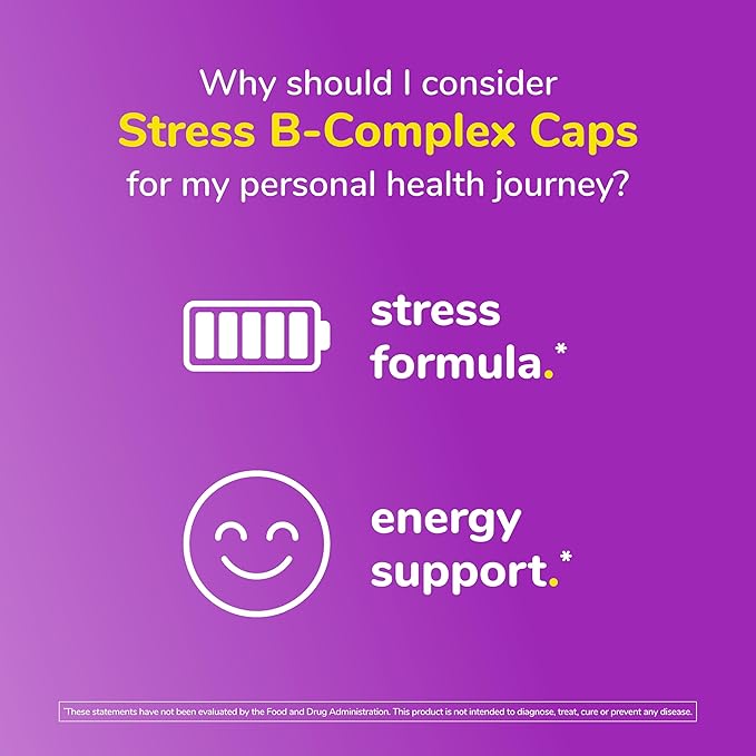 Twinlab Stress B-Complex Caps 1000 mg B12 and B6-100 Capsules 2)