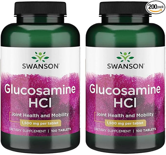 Swanson Glucosamine Hcl 1500 Milligrams 100 (2 Pack)