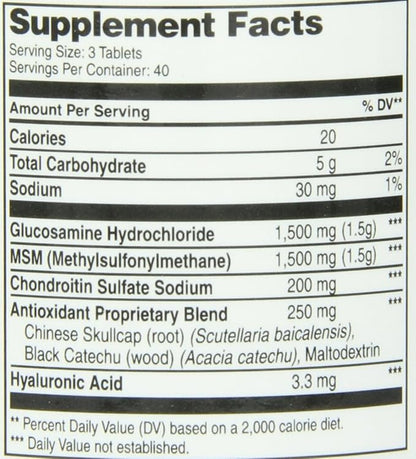 21st Century Healthcare Glucosamine Chondroitin Advanced 120 Tabs (27291)