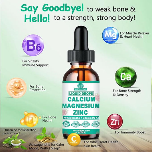 Calcium Magnesium Zinc D3 with Calm D3 and