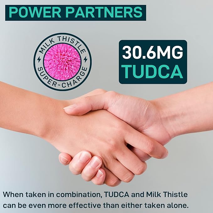TUDCA and Milk Thistle Supplement 30 Capsules