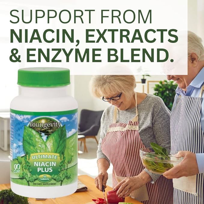 Youngevity Ultimate Niacin Plus™ 500 mg 60 Tablets