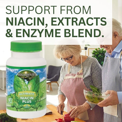 Youngevity Ultimate Niacin Plus™ 500 mg 60 Tablets