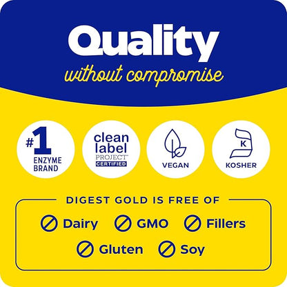 Enzymedica Digest Gold + ATPro, Maximum 180 Count
