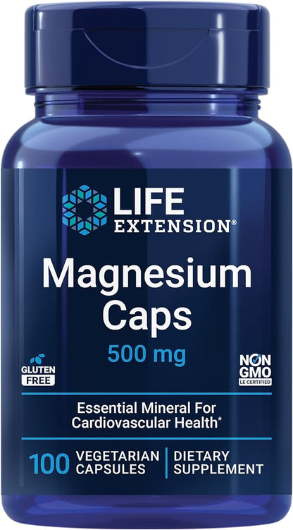 Life Extension Vitamin B6 250mg and 500mg Capsules 100 Vegetarian