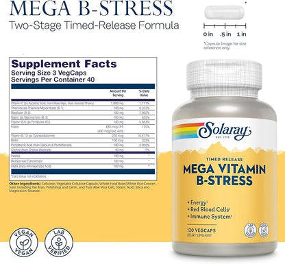 Two-Stage Mega B-Stress Solaray 120 Caps
