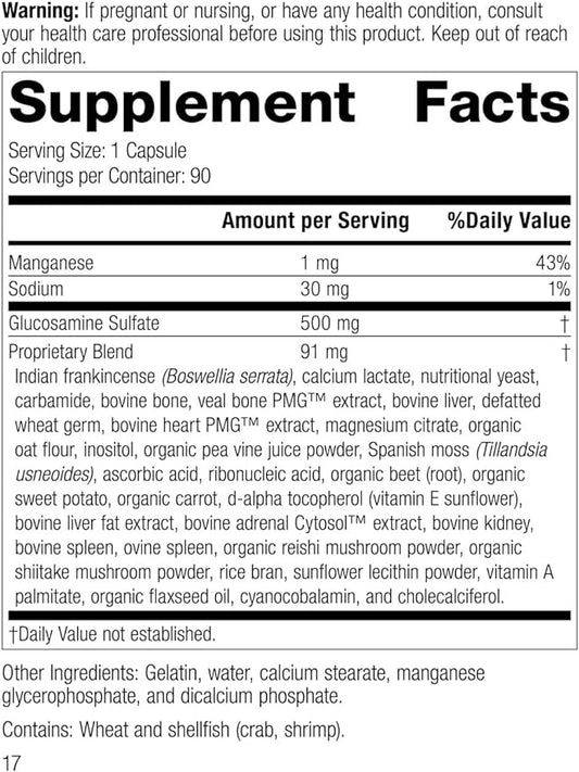 Standard Process Glucosamine Synergy 90 Capsules