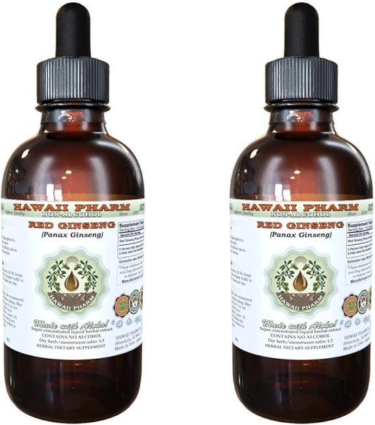 Red Ginseng Alcohol-Free Liquid Extract, Organic 2x2 fl.oz