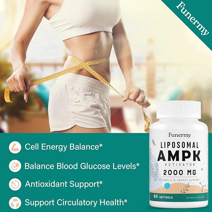 Liposomal AMPK Activator 2000 mg 6-in-1 AMPK 180 Softgels