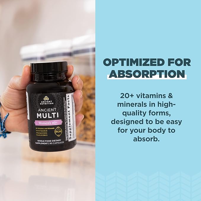 Ancient Nutrition Multivitamin for Women 40+, 90 Ct
