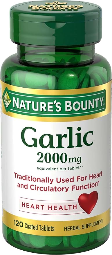 Nature's Bounty Odor Free Garlic 2000 120 Count