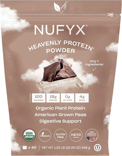 NUFYX® • Heavenly Protein® Powder • 100% Organic 40 Scoops)