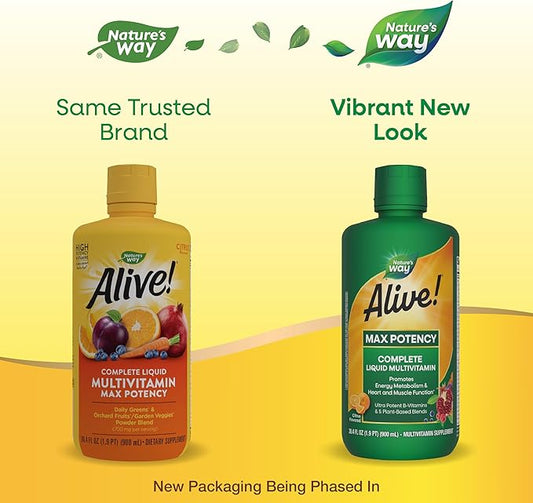Nature's Way Alive! Max Potency Complete 30.4 Fl